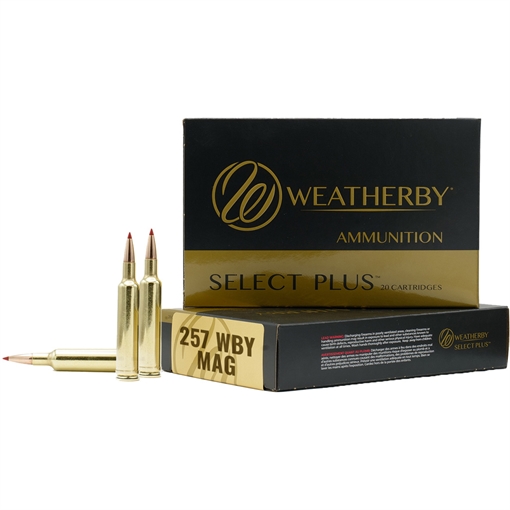 Weatherby Rifle Ammo 257 WBY 100 gr  Scirocco 20 rd  3500 FPS