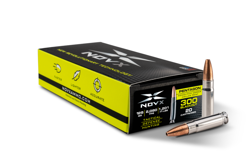 X 300BLK125CP20 Pentagon Tactical Copper Hollow Point 125 Grain .300 AAC Blackout 2080 Fps Ammo