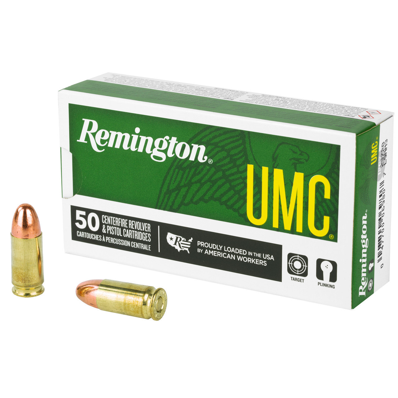 Remington 23728 UMC Full Metal Jacket 115 Grain 9mm Luger 1145 Fps ington 23728 UMC Full Metal Jacket 115 Grain 9mm Luger 1145 Fps Ammo
